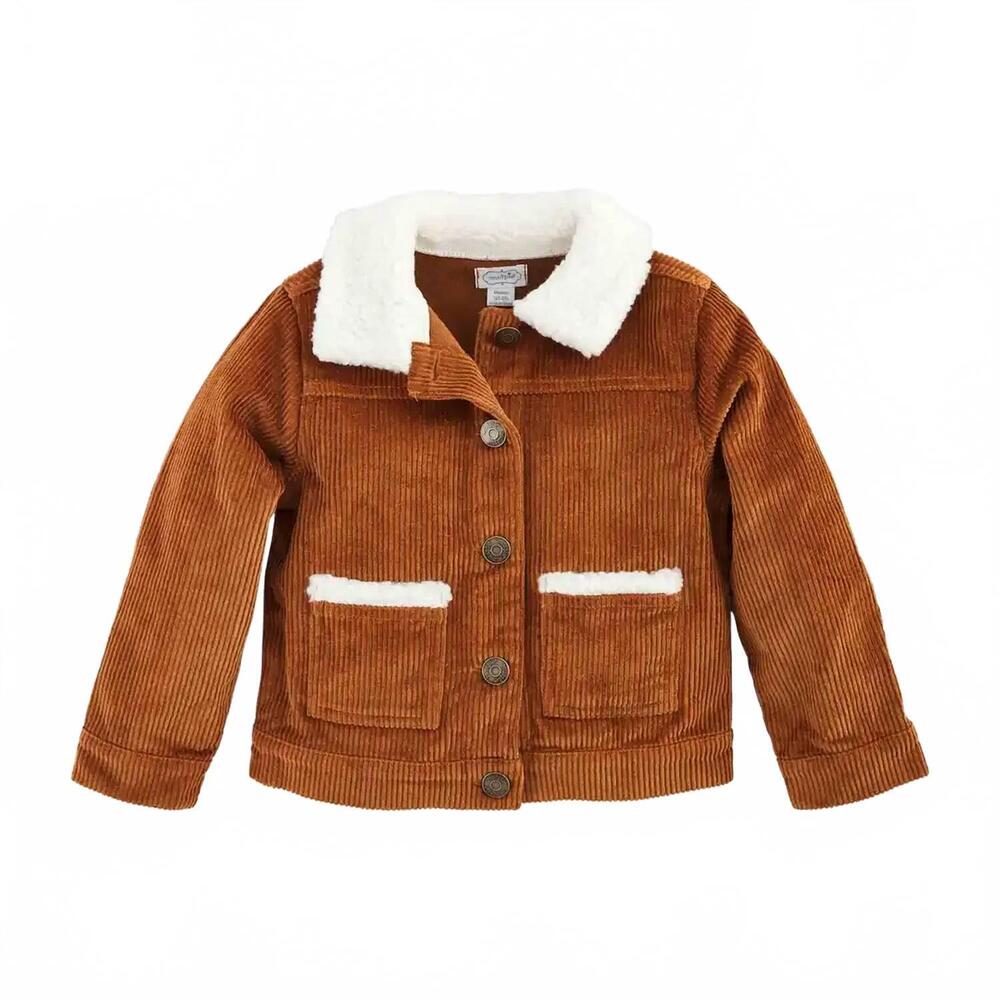 NEW MUDPIE boy's corduroy jacket in brown
